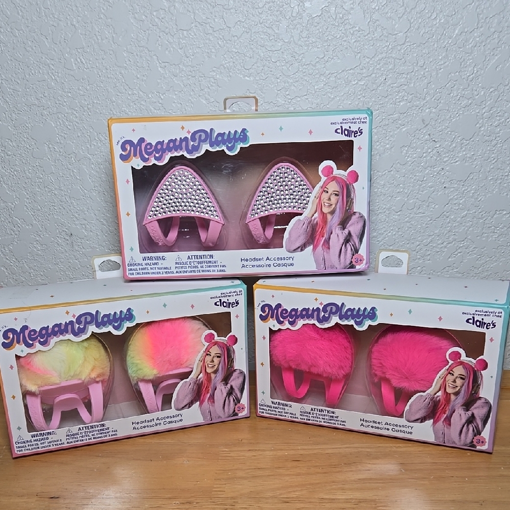 Megan Plays Headset Accessory Claire's Exclusive Fits Headphones